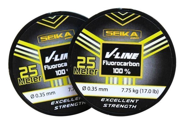 Seika Pro V-Line 100% Fluorocarbon 25m